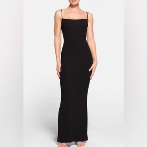 SKIMS black maxi dress